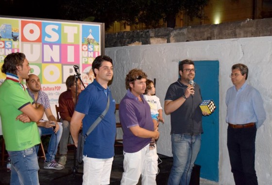 Premiazione con Il vice sindaco Guglielmo Cavallo
